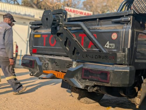Rear Bumper Design 08 for Toyota LC79 2007+ with Tyre Holder [M8LC79_07+] photo review