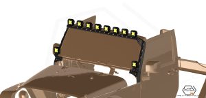 Front Light Part Design 02 for Jeep Wrangler JK [FLP2JK]